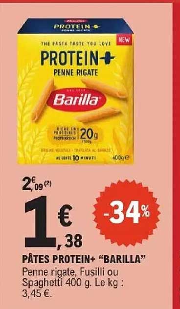 PÂTES PROTEIN+ "BARILLA"