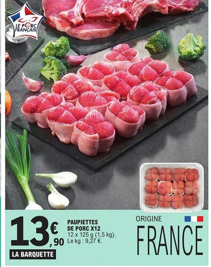 PAUPIETTES DE PORC X12