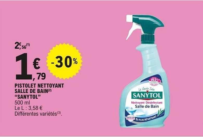 PISTOLET NETTOYANT SALLE DE BAIN “SANYTOL”