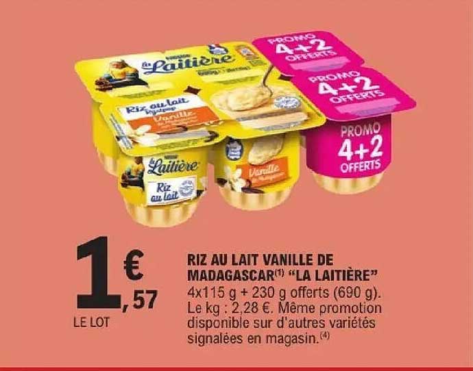 RIZ AU LAIT VANILLE DE MADAGASCAR "LA LAITIÈRE"