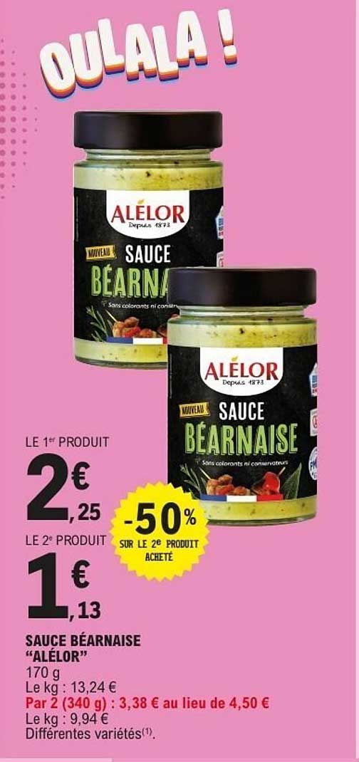 SAUCE BÉARNAISE “ALÉLOR”