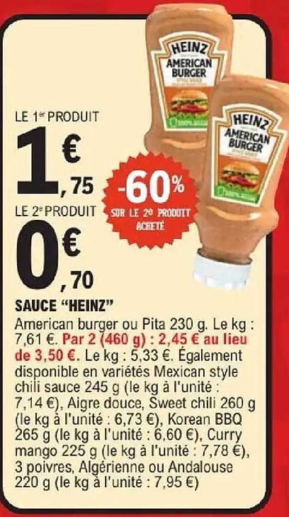 SAUCE “HEINZ”