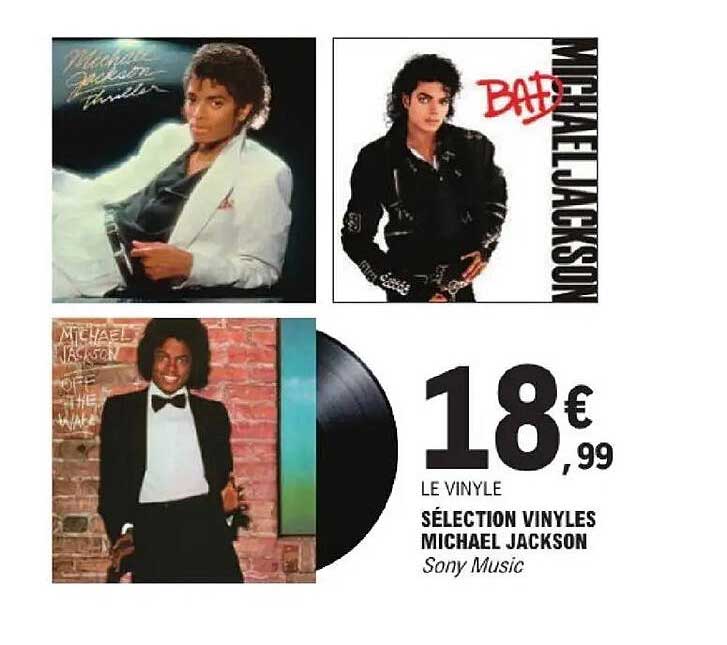 SÉLECTION VINYLES MICHAEL JACKSON