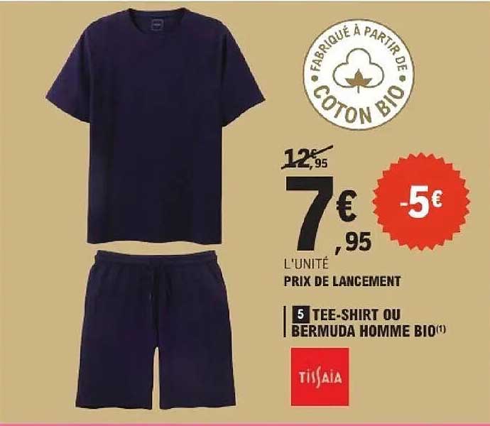 TEE-SHIRT OU BERMUDA HOMME BIO(1)