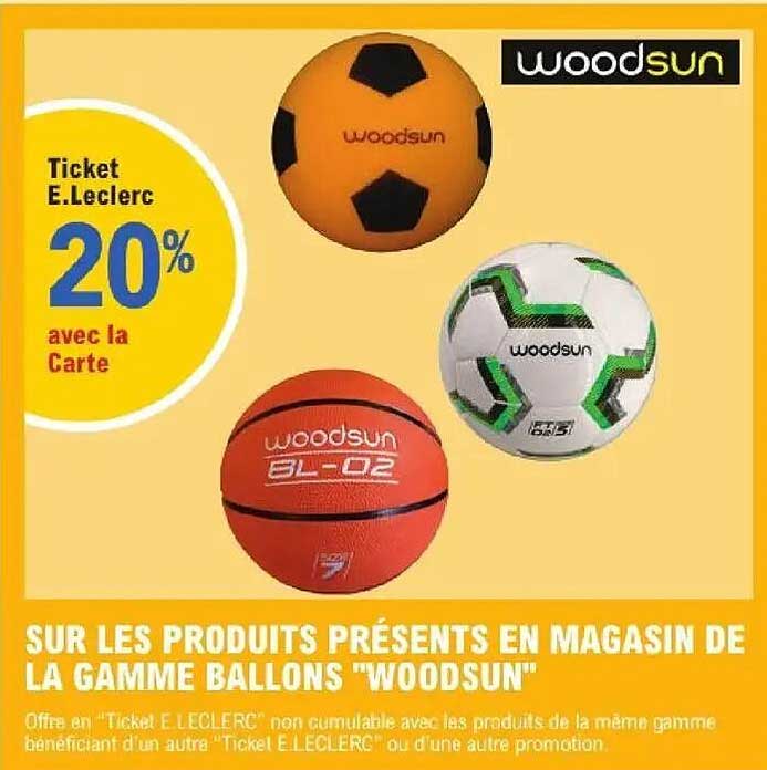Ticket E.Leclerc 20% avec la Carte