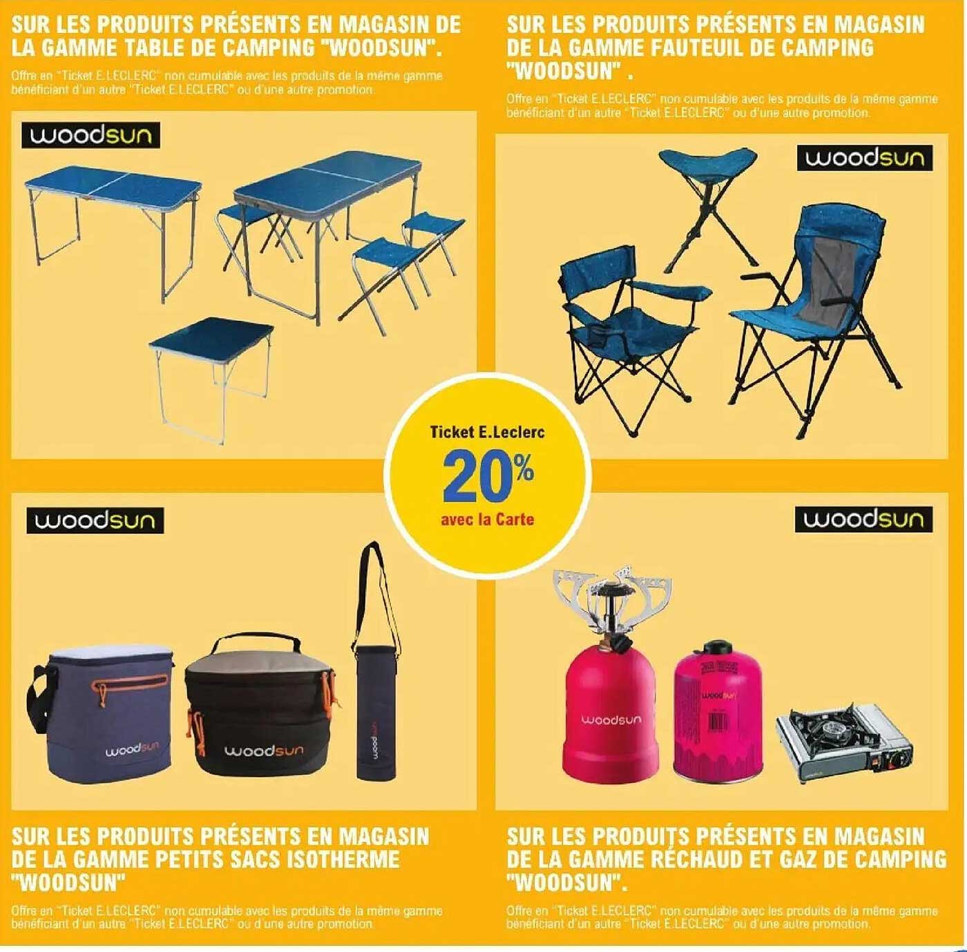 Ticket E.Leclerc 20% avec la Carte