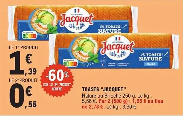 TOASTS “JACQUET”