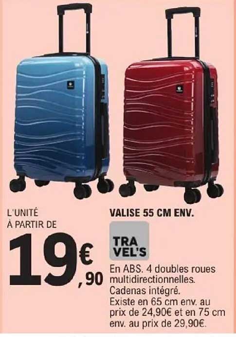 VALISE 55 CM ENV.