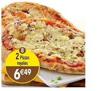 2 Pizzas royales