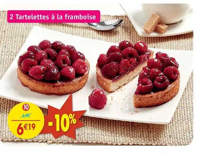 2 Tartelettes à la framboise