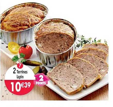 2 Terrines lapin