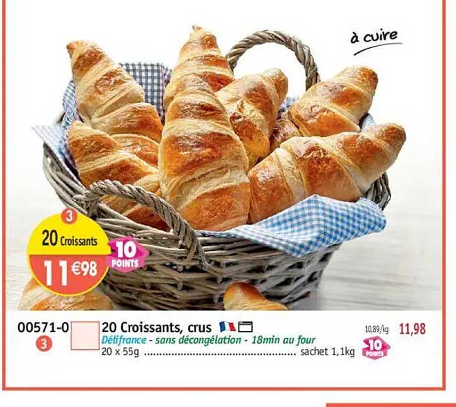 20 Croissants, crus