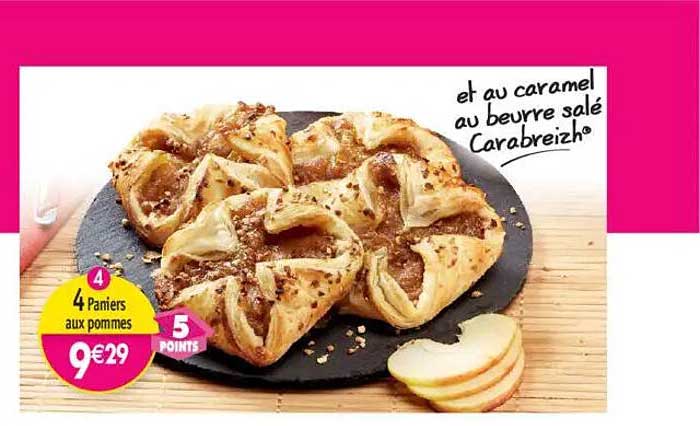 4 Paniers aux pommes