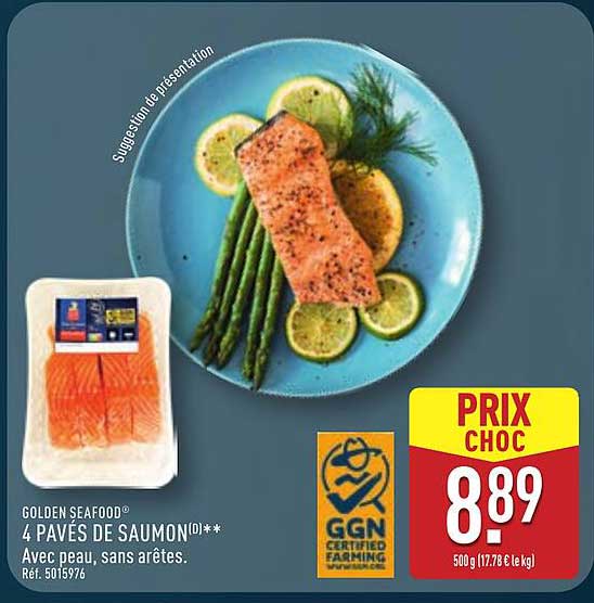4 PAVÉS DE SAUMON