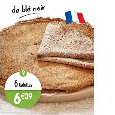 6 Galettes de blé noir