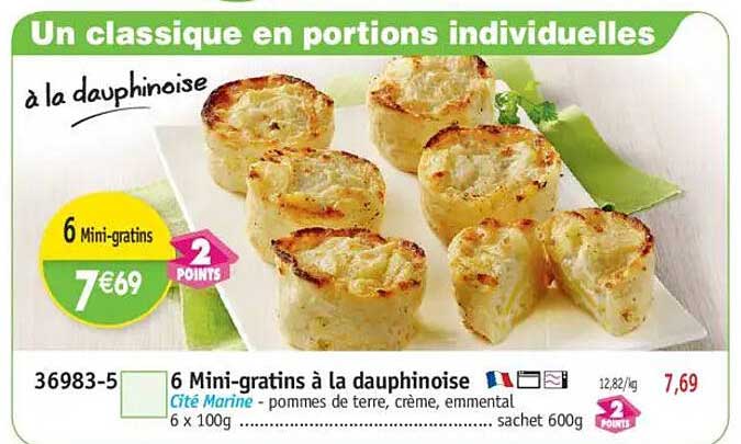 6 Mini-gratins à la dauphinoise