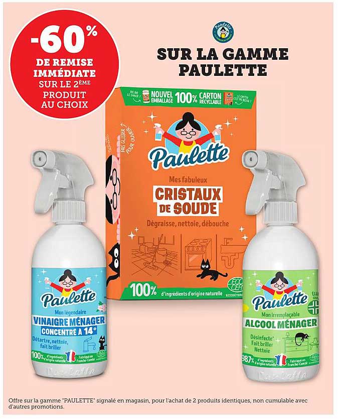 -60% DE REMISE IMMEDIATE SUR LE 2ÈME PRODUIT AU CHOIX
