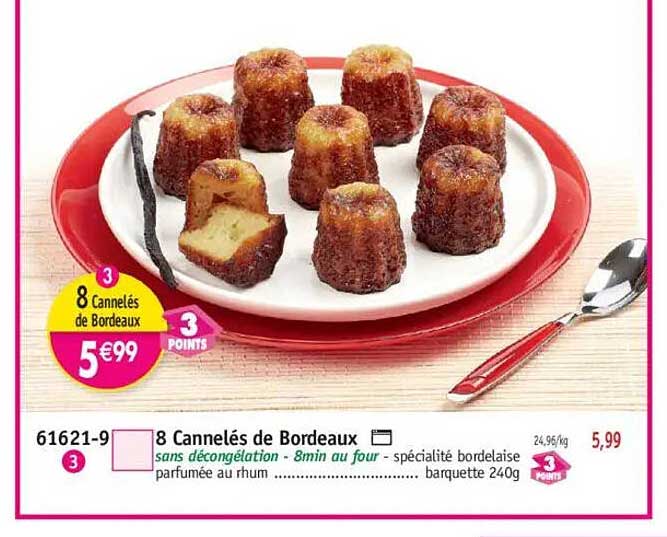 8 Cannelés de Bordeaux