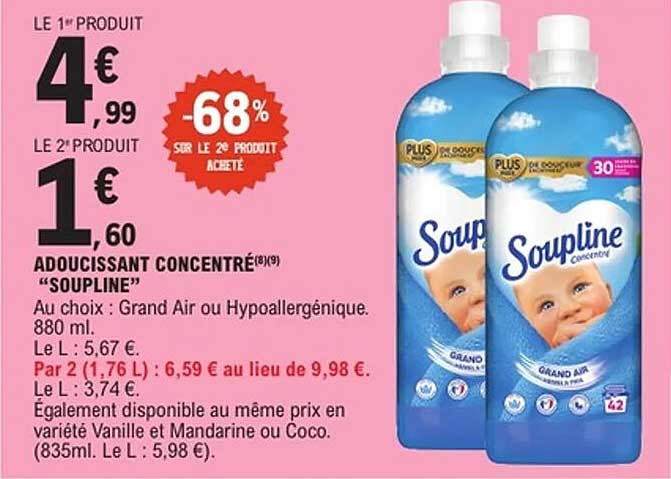 ADOUCISSANT CONCENTRÉ "SOUPLINE"