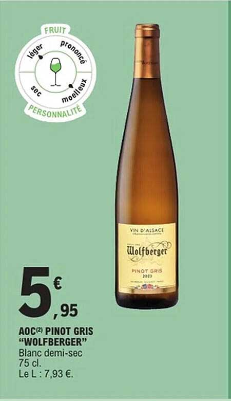 AOC² Pinot Gris "Wolfberger"