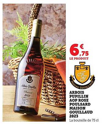 ARBOIS PUPILLIN AOP ROSE POULSARD MAISON GOUILLAUD 2023