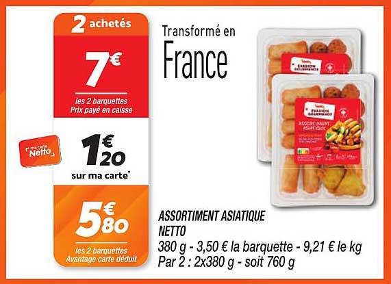 ASSORTIMENT ASIATIQUE NETTO