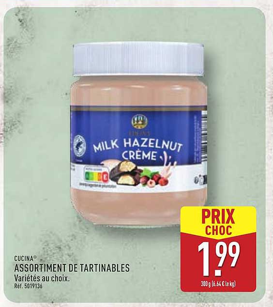 ASSORTIMENT DE TARTINABLES