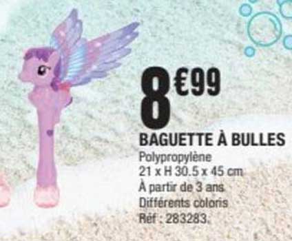 BAGUETTE À BULLES