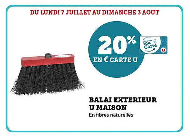 BALAI EXTERIEUR U MAISON
