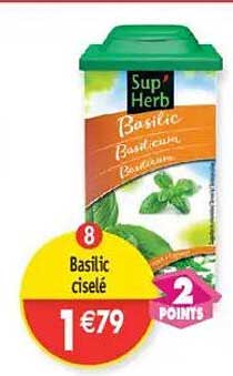 Basilic ciselé