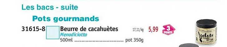 Beurre de cacahuètes