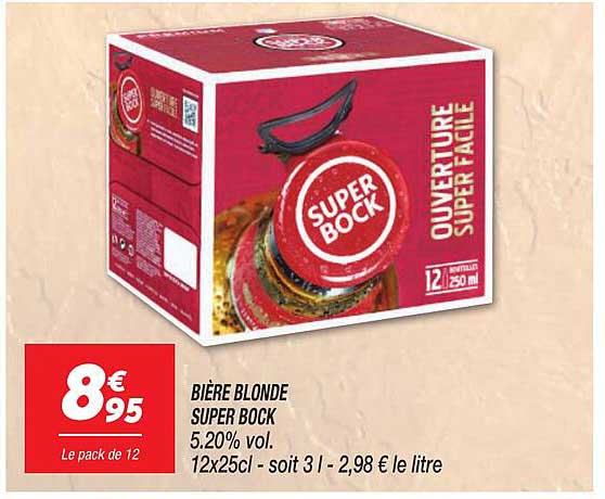 BIÈRE BLONDE SUPER BOCK