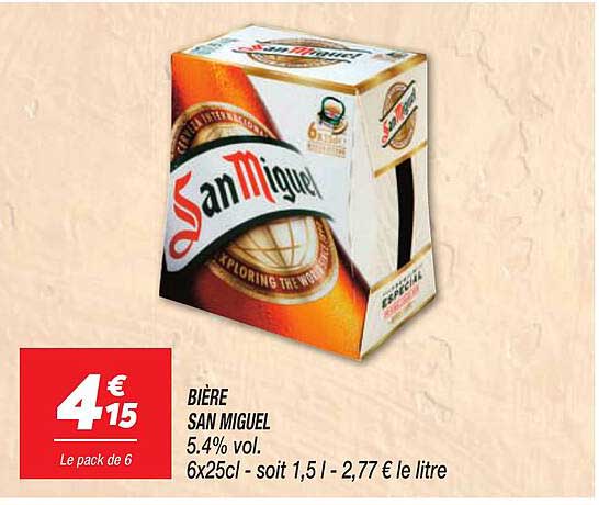 BIÈRE SAN MIGUEL