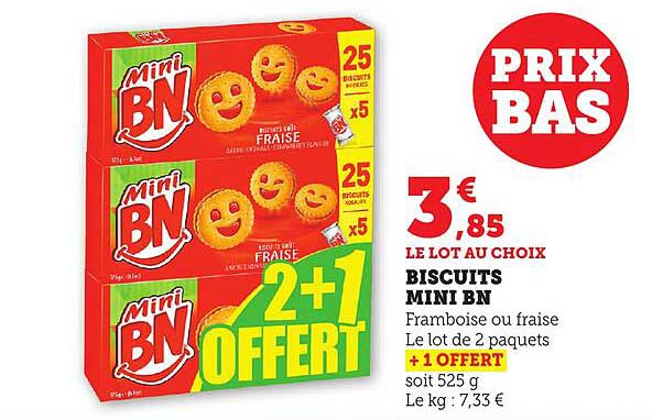 Biscuits MINI BN