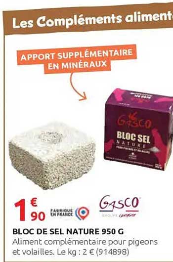BLOC DE SEL NATURE 950 G