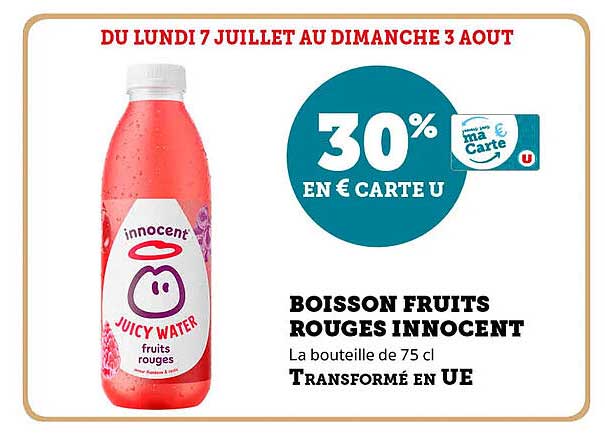 BOISSON FRUITS ROUGES INNOCENT