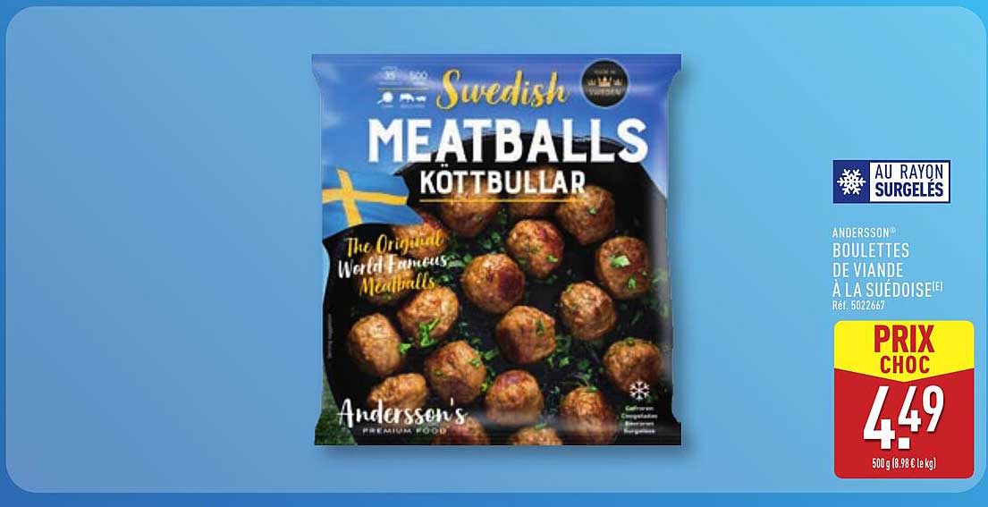 Boulette de viande à la suédoise