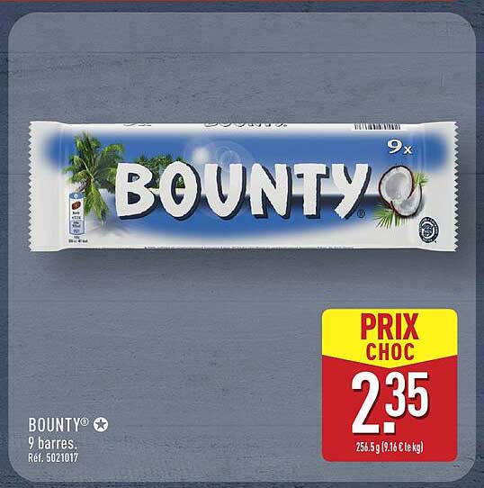 Bounty 9 barres