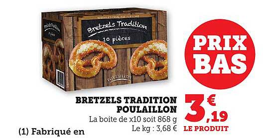 Bretzels Tradition Poulaillon