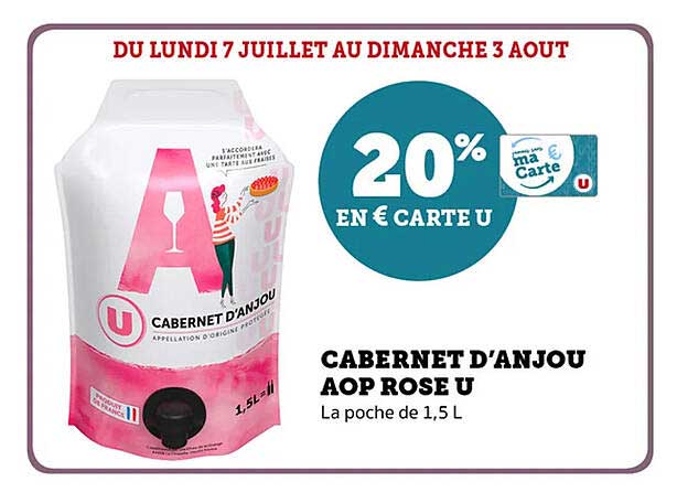 CABERNET D’ANJOU AOP ROSE U