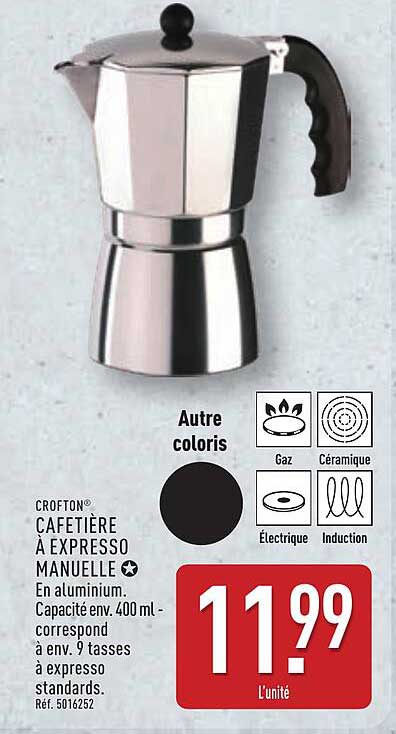 CAFETIÈRE À EXPRESSO MANUELLE