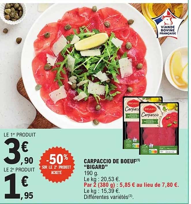 CARPACCIO DE BOEUF "BIGARD"