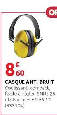 CASQUE ANTI-BRUIT