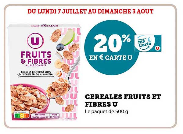 Céréales Fruits et Fibres U