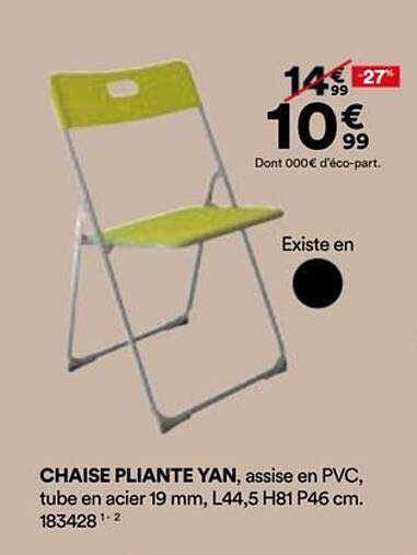 CHAISE PLiante YAN