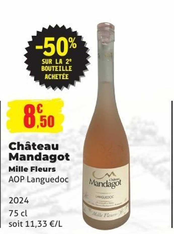 Château Mandagot Mille Fleurs AOP Languedoc
