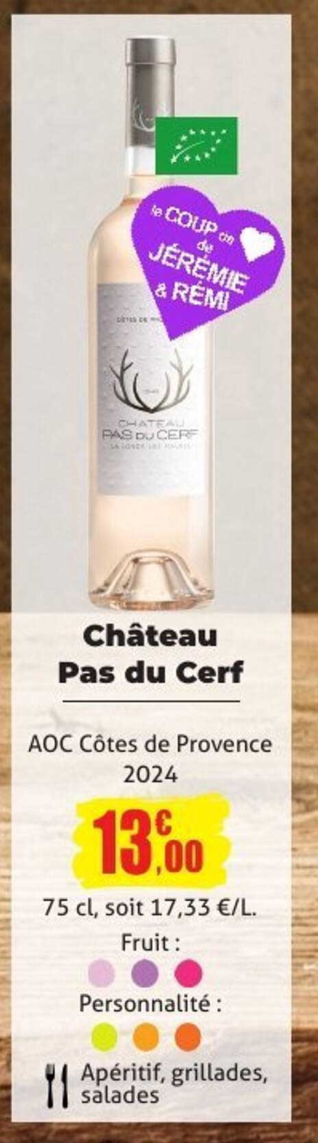 Château Pas du Cerf AOC Côtes de Provence 2024