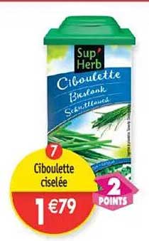 Ciboulette ciselée