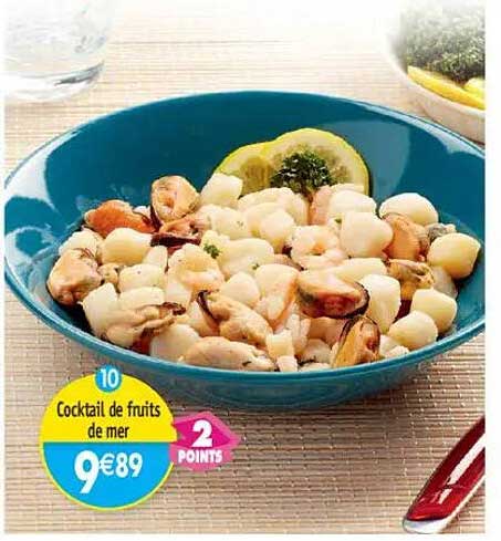 Cocktail de fruits de mer