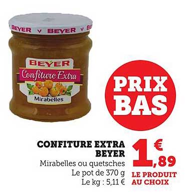 Confiture Extra Beyer